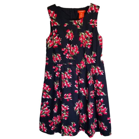 Joe Fresh Girls Size 10 Summer Dress Floral Sleeveless 100% Cotton Casual - Picture 1 of 5